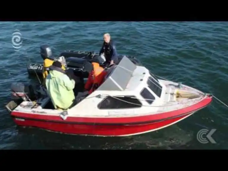 Image: A special boat trip for a Wellington icon: RNZ Checkpoint