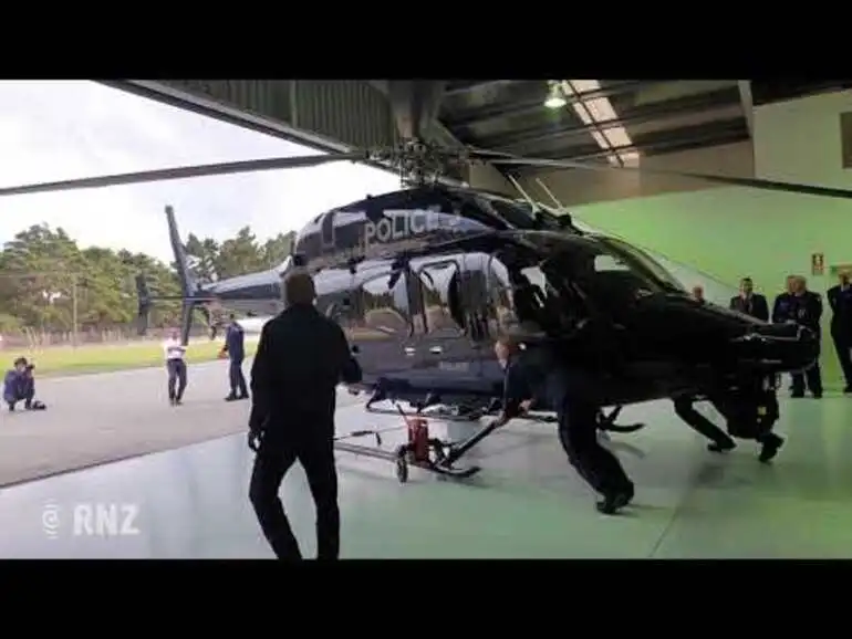 Image: Boy racers in sights of Christchurch's new Eagle helicopter