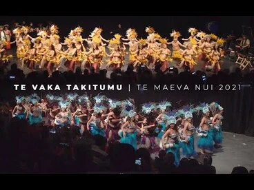 Image: The journey of Te Vaka Takitumu NZ 2021 towards Te Maeva Nui