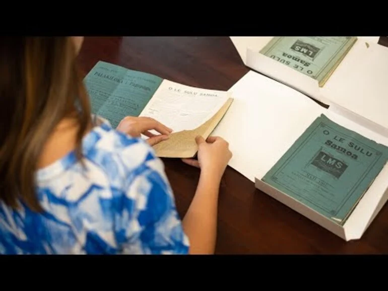 Image: O le Sulu Samoa: A legacy of light in the archives