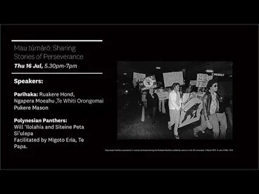 Mau tūmārō: Sharing Stories of Perseverance (Thu 16 Jul) Image: Mau tūmārō: Sharing Stories of Perseverance (Thu 16 Jul)