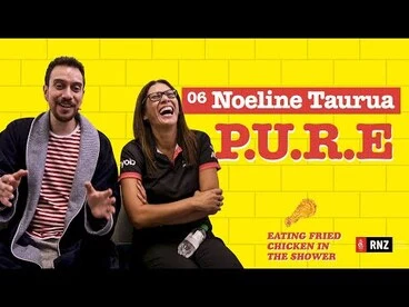 Image: Noeline Taurua | Eating Fried Chicken in the Shower | RNZ