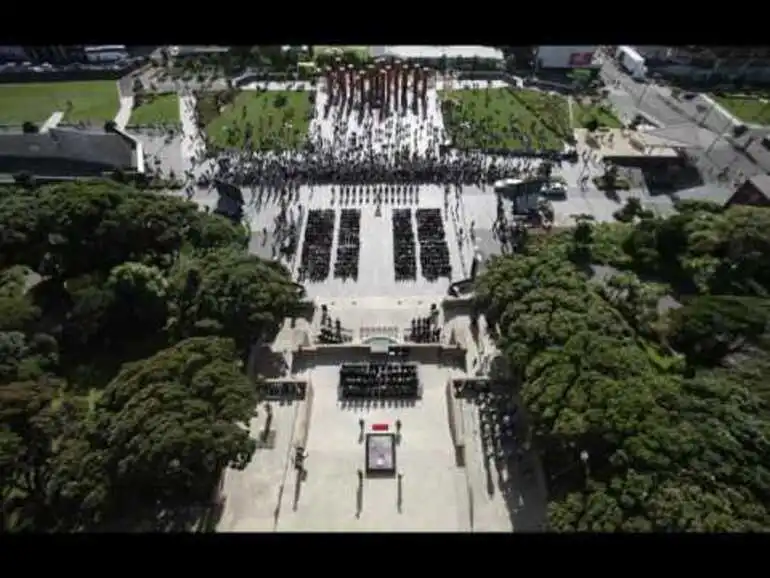 Image: Anzac Day at Pukeahu, 2017