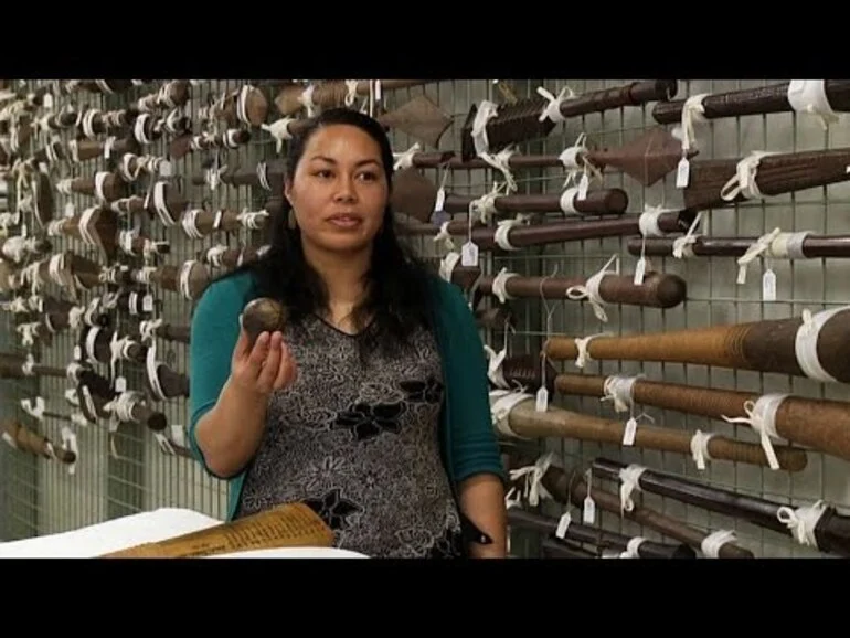 Image: Sāmoan Cricket Bats - Tales from Te Papa episode 30