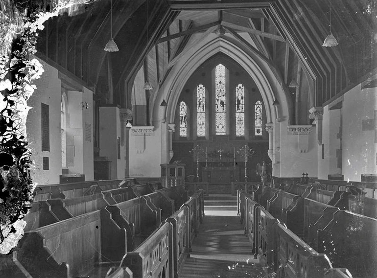 Image: Church. School. Education. Chapel at Christ's College, Private School, Rolleston Avenue. Christchurch, Canterbury, New Zealand.