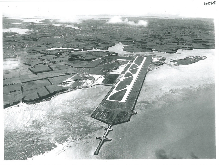 Image: Aerial view of Mangere Airport