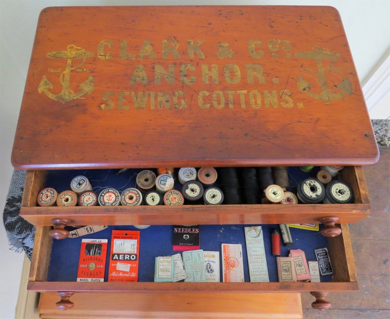Image: Clark & Co sewing display cabinet