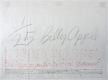 Image: Numbered and Signed: The Given as an Art-Political Statement