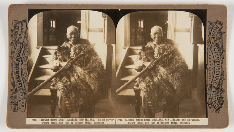 Image: Stereoscopic Photograph, Wiremu Patara Te Tuhi