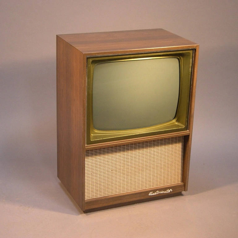 Image: Westminster black and white television set