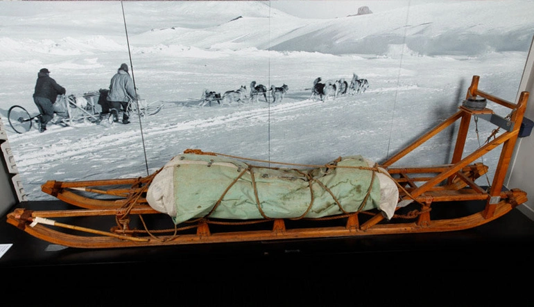 Image: Sledge, Sir Edmund Hillary Commonwealth Trans-Atlantic Expedition