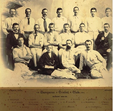 Wanganui Cricket Club 1894 Image: Wanganui Cricket Club 1894