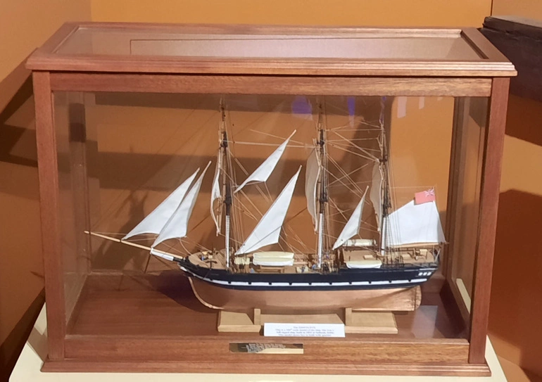 Image: Ships Model - 100th Scale Model of the Edwin Fox