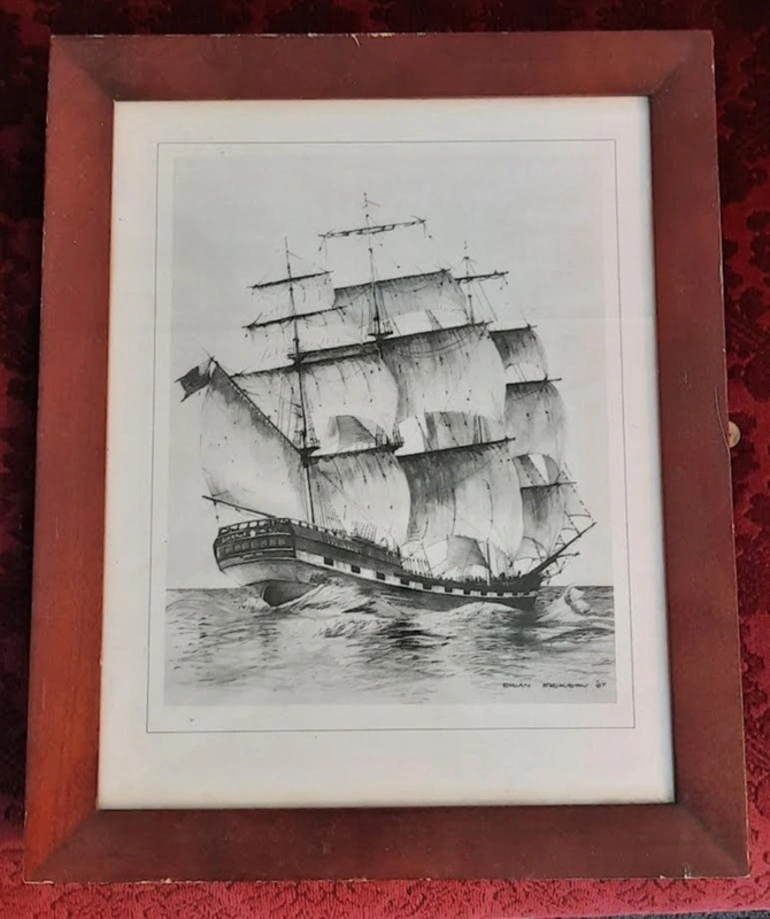 Image: Edwin Fox Under Sail - Print