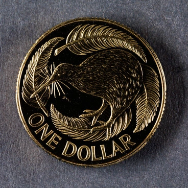 Image: Reserve Bank of New Zealand 1995 One Dollar Third Portrait