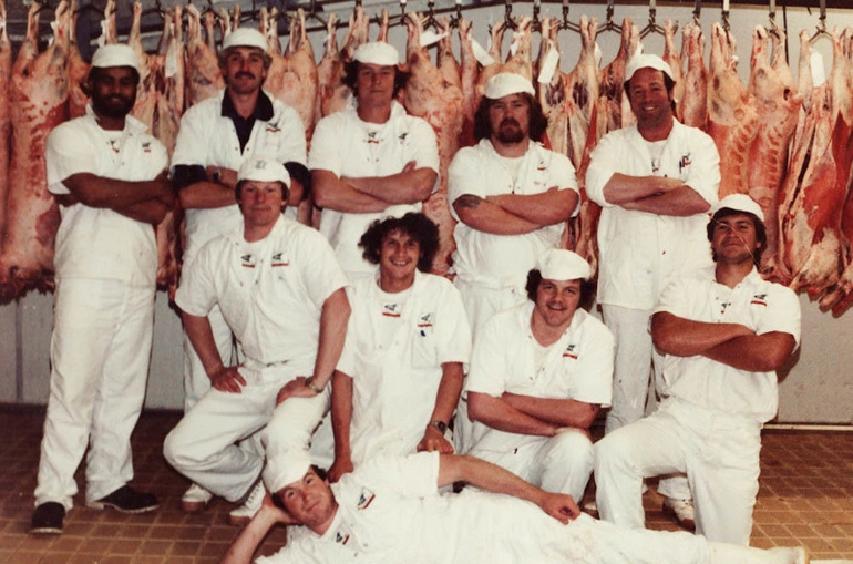 Image: Photograph [Chamber Hands, Mataura Freezing Works]