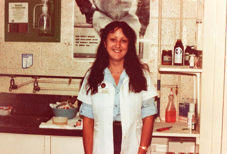 Image: Photograph [Nurse Karen Dickie, Mataura Freezing Works]