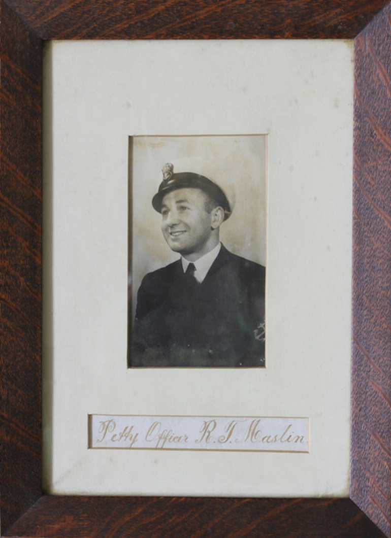 Image: Photograph, framed [Petty Officer R.T. Maslin]