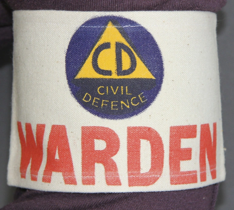 Image: Armband, Civil Defence Warden's armband