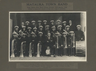 Image: Photograph [Mataura Town Band, 1932]