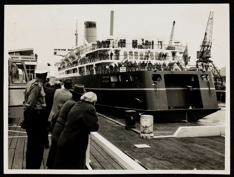 Image: The 'Wahine II' in port.