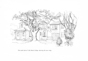 Sketch of Villa Maria College Image: Sketch of Villa Maria College