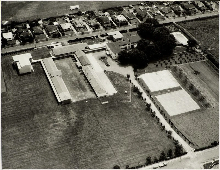 Image: Aerial image of Villa Maria College 1968