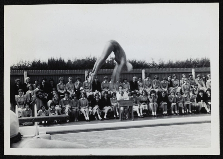 Image: 1966 Swimming Sports - S. Harper Junior Dive