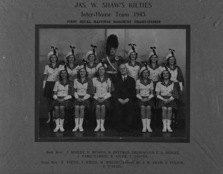 Image: Marching Team – Shaw’s Kilties