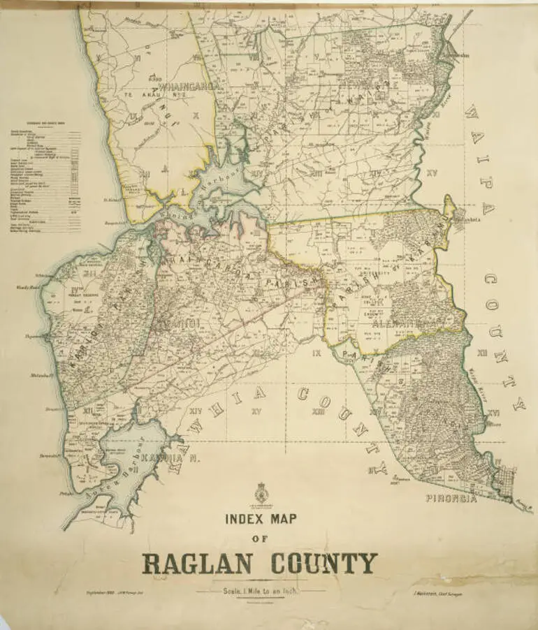 Image: Index map of Raglan county