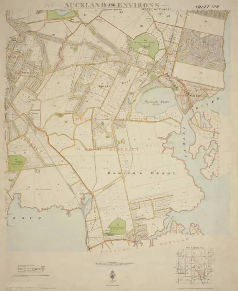 Image: Auckland and environs : sheet no.9