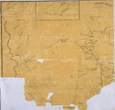 Image: Hauraki goldfield; shewing ground held under lease by the various Gold Mining Companies.