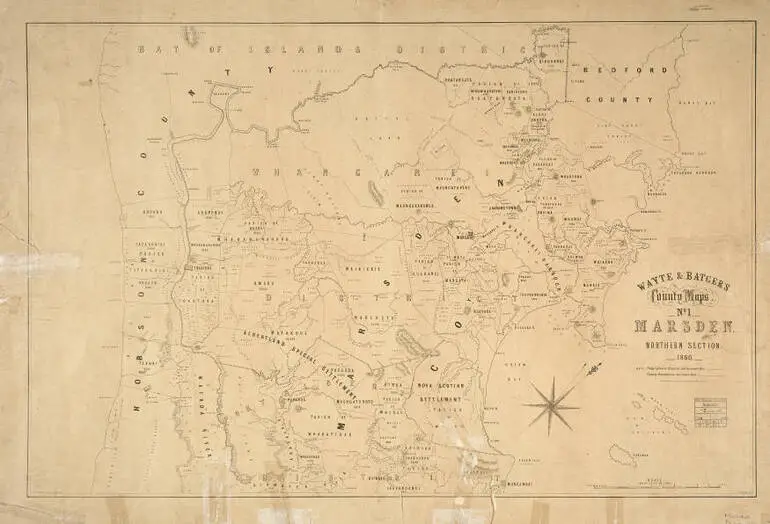 Image: Wayte & Batger's county maps no.1 : Marsden, northern section