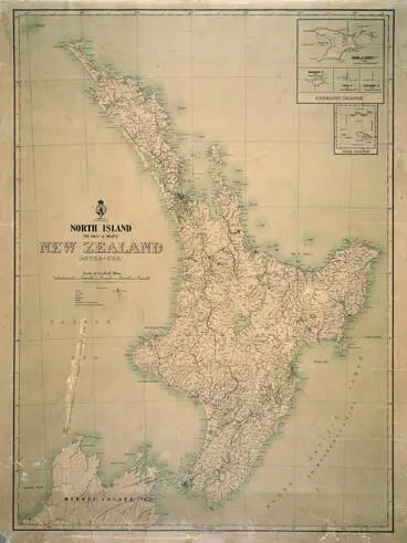 Image: North Island (Te Ika-A-Maui) New Zealand (Aotea-Roa).