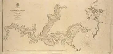 Image: Tutukaka Harbour and Nongodo River in the Gulf of Shouraka, surveyed by N. C. Philips, 1837
