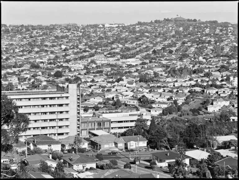 Image: One Tree Hill from Mount Albert, 1989