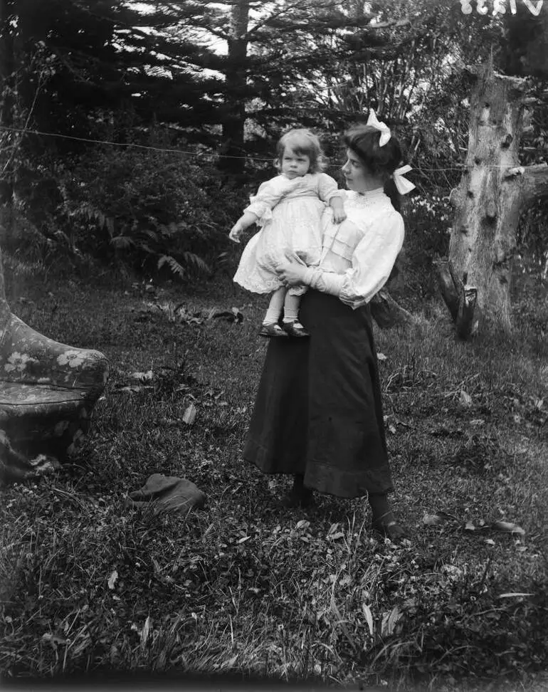 Image: Cedric de Montalk at Vallombrosa, Remuera, 1906