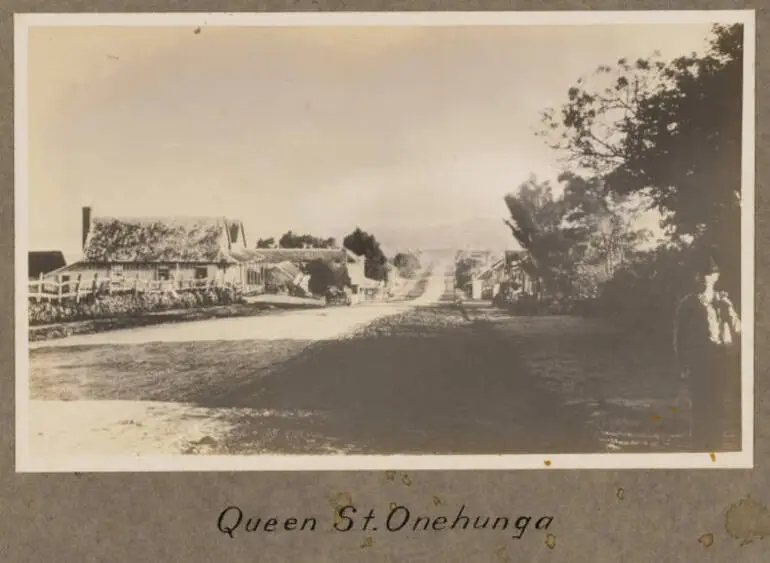Image: Queen Street, Onehunga, 1878