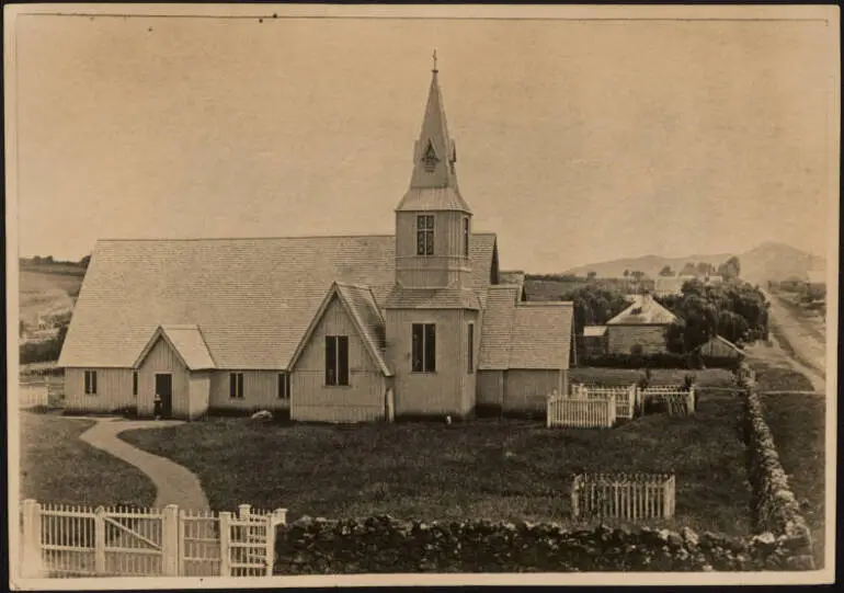 Image: St Peter's Church, Onehunga, 1860s