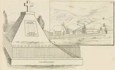Image: The monument at Wairau