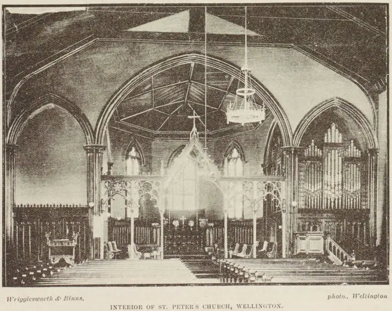 Image: Interior of St Peters Church, Wellington