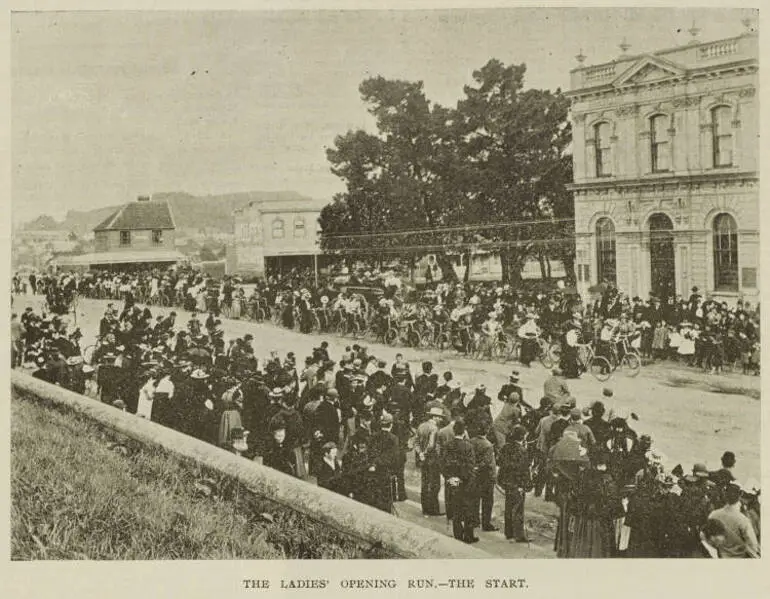 Image: The ladies opening run -The start