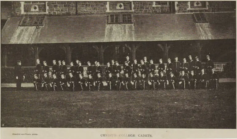 Image: Christ's College cadets