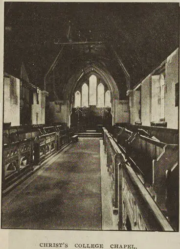 Christ's College Chapel Image: Christ's College Chapel