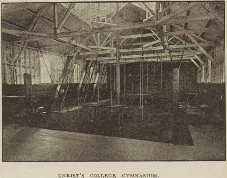 Image: Christ's College gymnasium