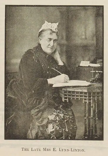 Image: The late Mrs E Lynn-Linton