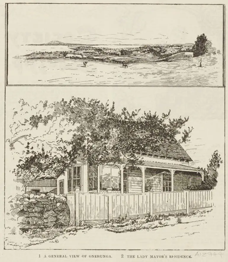 Image: A general view of Onehunga; the Lady Mayor's residence