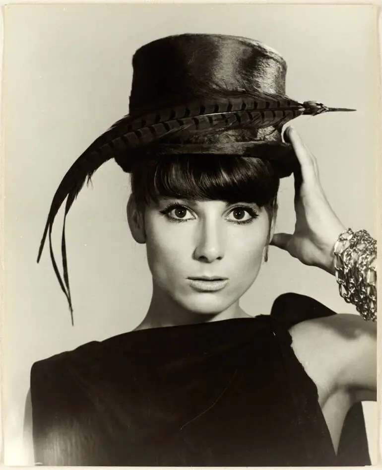 Image: Susanna Fraser wearing a hat, 1960s