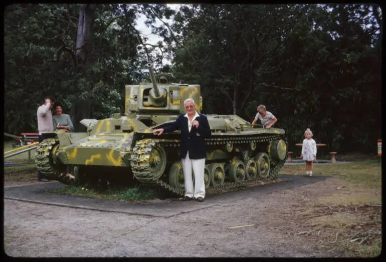 Image: Old Army tank, 1962