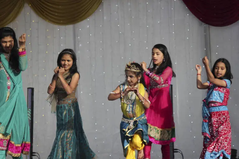 Image: Traditional Indian dance performance at Diwali 2015.